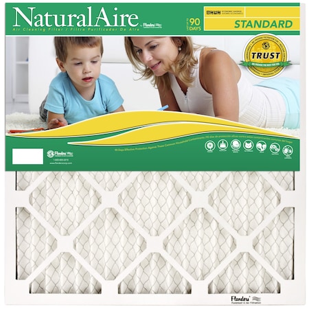 AAF Flanders NaturalAire 12 In. W X 20 In. H X 1 In. D Synthetic 8 MERV Pleated Air Filter